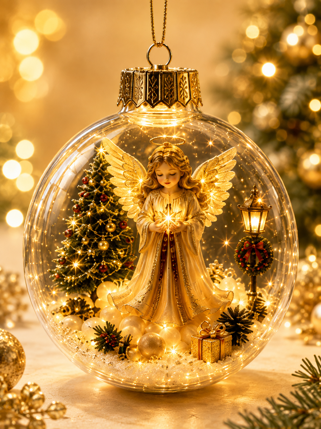 ✨ Magical Illuminated 3D Christmas Baubles – Bring Your Tree to Life!
