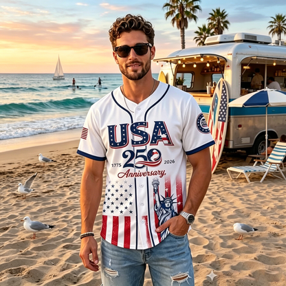 USA 250th Anniversary Baseball Jersey