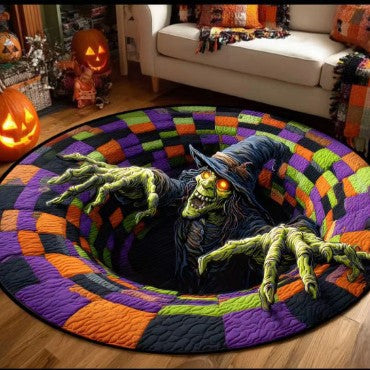 🔥 Last Day 30% OFF — 3D Skeleton Vortex Halloween Rug