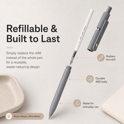 ✍️Minimalist Retractable Gel Pens Set