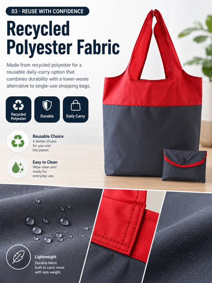 Eco-Friendly Foldable Large Capacity Shopping Bag