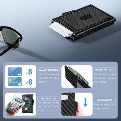 🎁Father's Day gift🎁Wallet for Men - Pop Up Case, Cash Slot, and Credit Card Slot