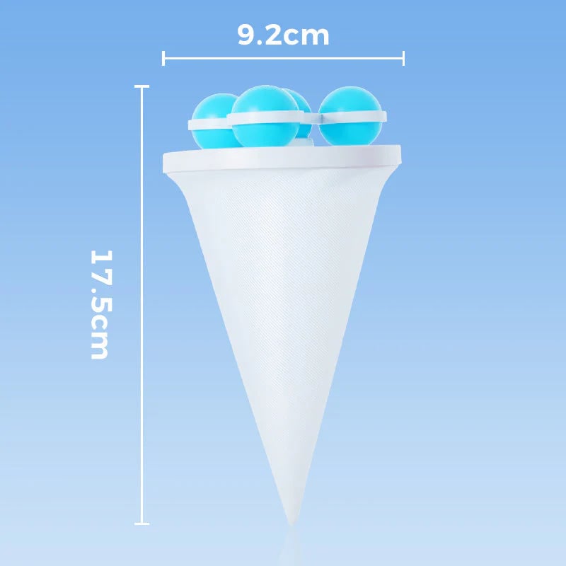 🧼 Floating Lint Mesh Bag – Catches Hair & Lint, Reusable & Protects Washing Machine/Drain 🚿