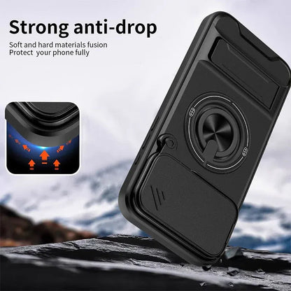 📱🛡️Mecha Push Window Magnetic Case for iPhone – Military Grade Shockproof Cover