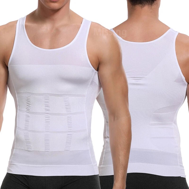 ⭐⭐Fashion Hit Men Round Neck Compression Tank Top