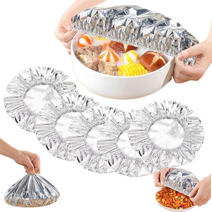 Aluminum Foil Food Cover – Lock In Heat, Lock In Freshness（50PCS)
