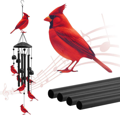 🔥Juneteenth 49 OFF-🐦Vintage Colorful Hummingbird Wind Chime with Metal Tubes and Bells
