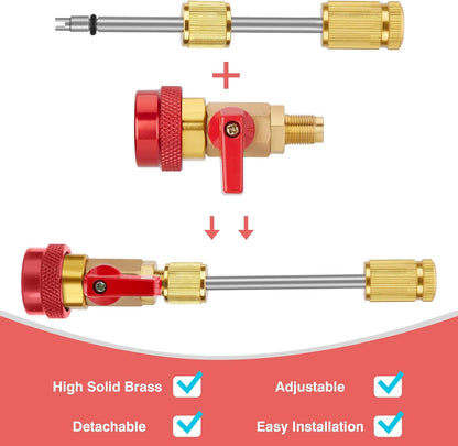 Valve Core Quick Remover Installer Tool Set