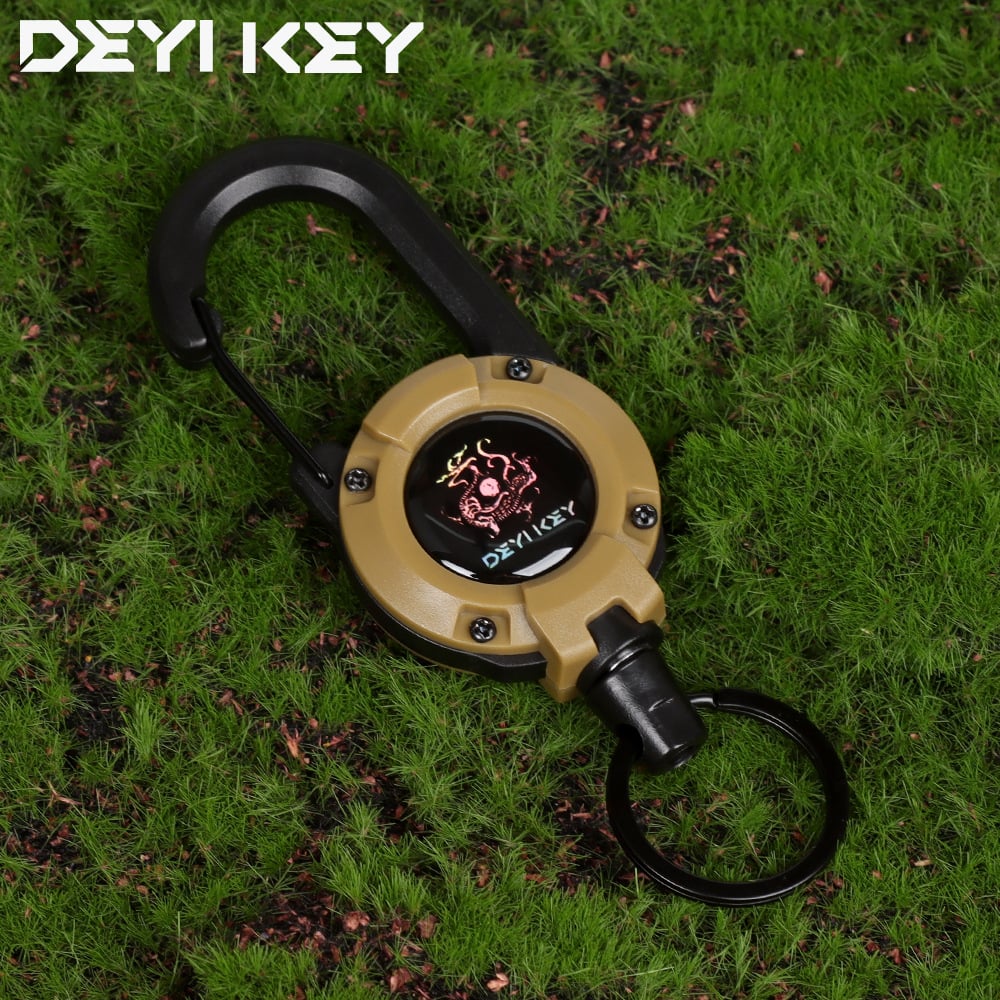 🔥[Buy 1 Get 1 Free]3 In 1 new multifunctional Retractable Pull Reel Carabiner Keychain