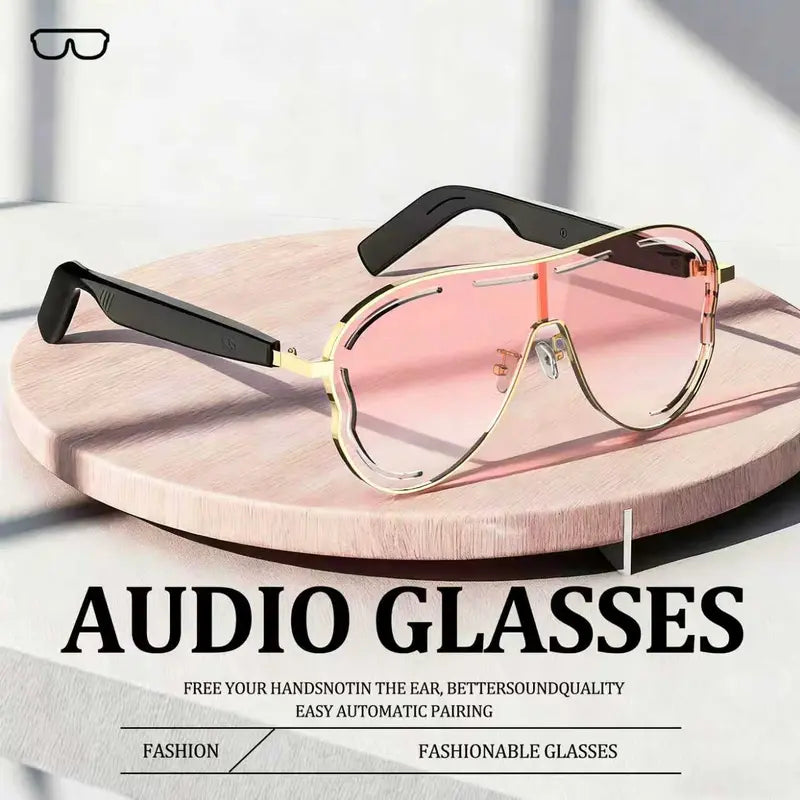 🕶️ Smart Bluetooth Sunglasses – Music & Style 🎵