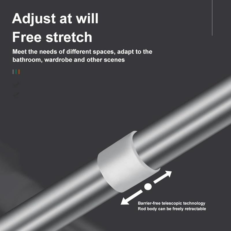Adjustable Drill-Free Telescopic Tension Rod