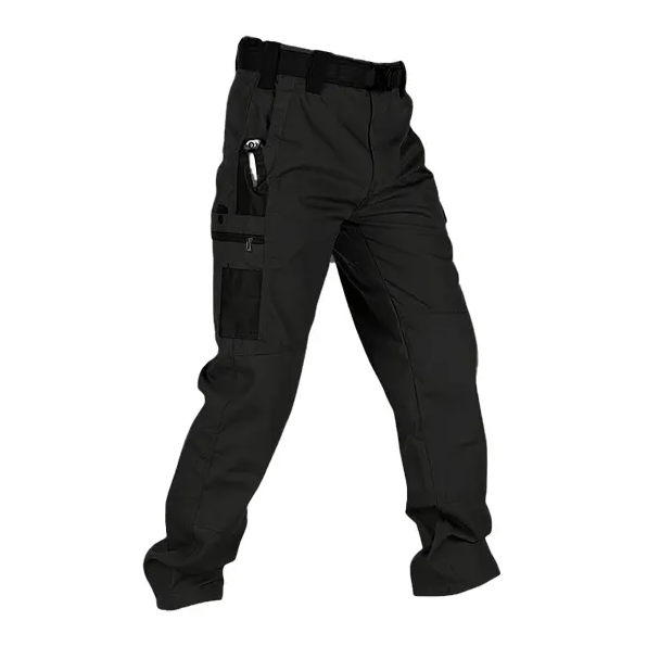 🔥LAST DAY 49%---Men's Waterproof Tactical Work Pants - Solid Color with Multi-Pockets for Outdoor Activities