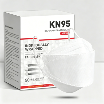 200pcs KN95 Face Masks Disposable 5-Layer Protection