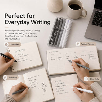 ✍️Minimalist Retractable Gel Pens Set