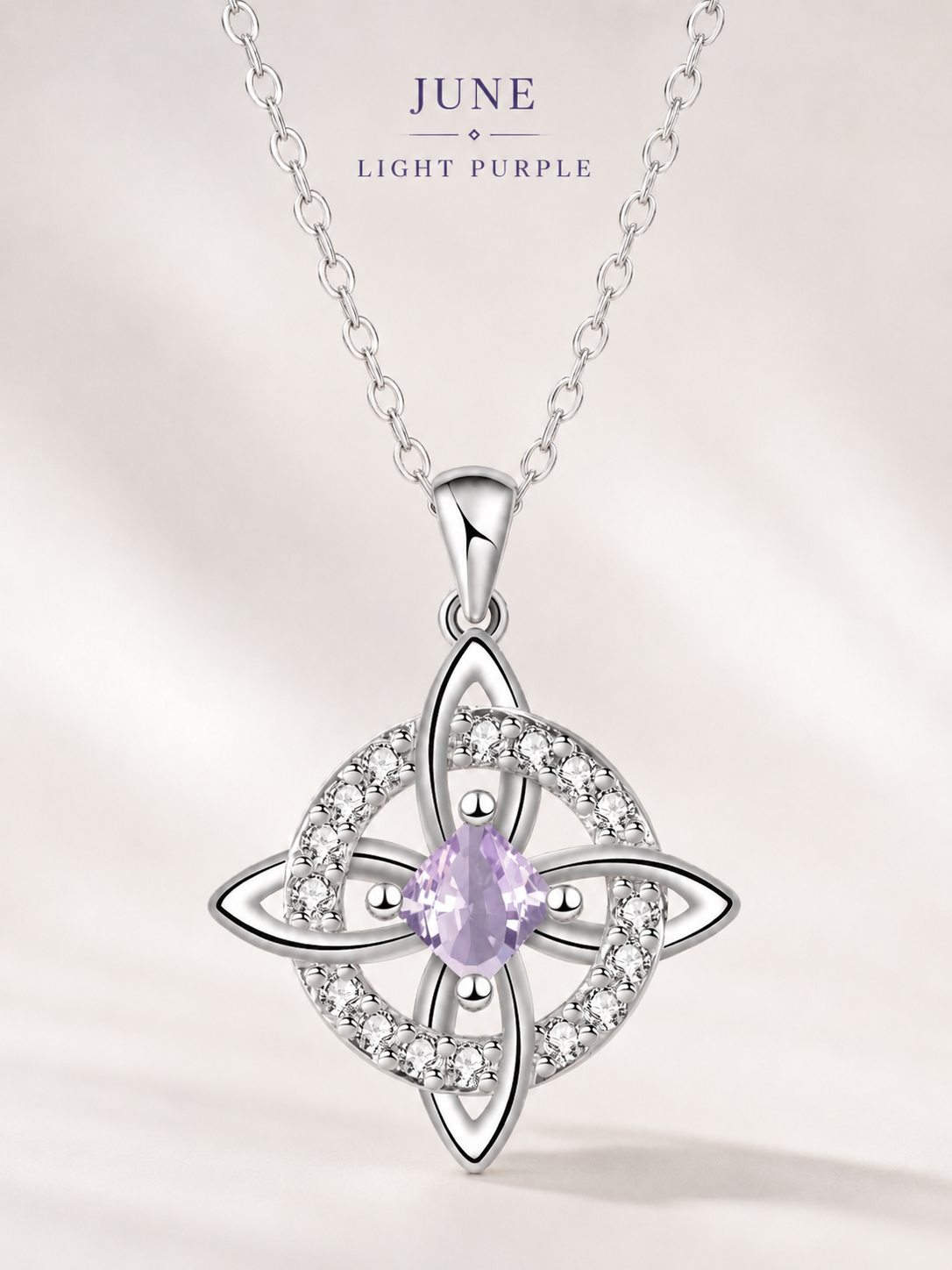 💫Birthstone Witches Knot Necklace