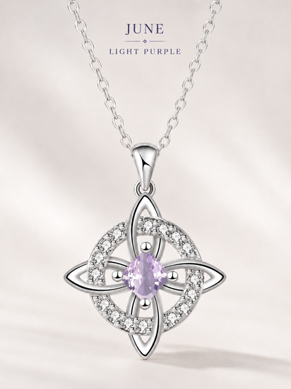 💫Birthstone Witches Knot Necklace