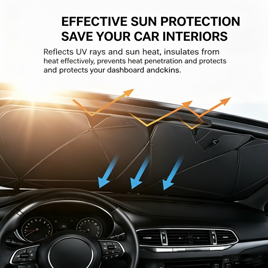 👑Bestseller🔥1K+ Sold Today｜Foldable Car Sunshade