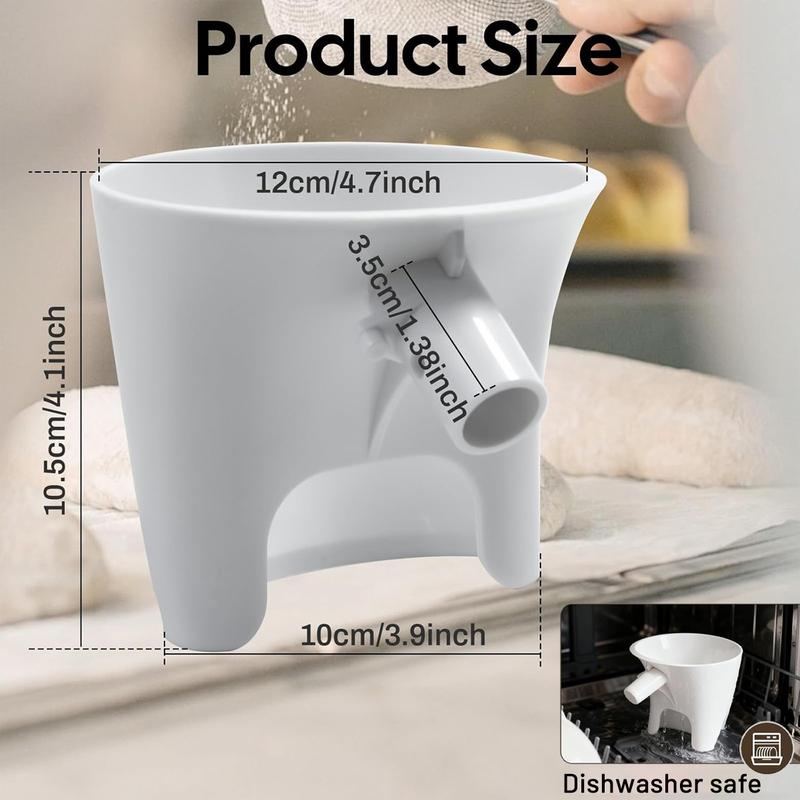 Flour Funnel for KitchenAid Mixer: No More Messy Spills! 🧁✨