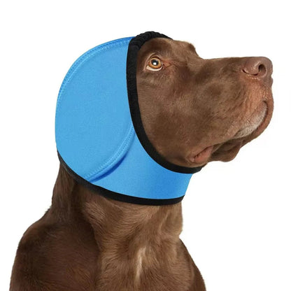 Dog Calming Ear Wrap — Stop Anxiety from Fireworks, Thunder & Baths