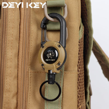 🔥[Buy 1 Get 1 Free]3 In 1 new multifunctional Retractable Pull Reel Carabiner Keychain