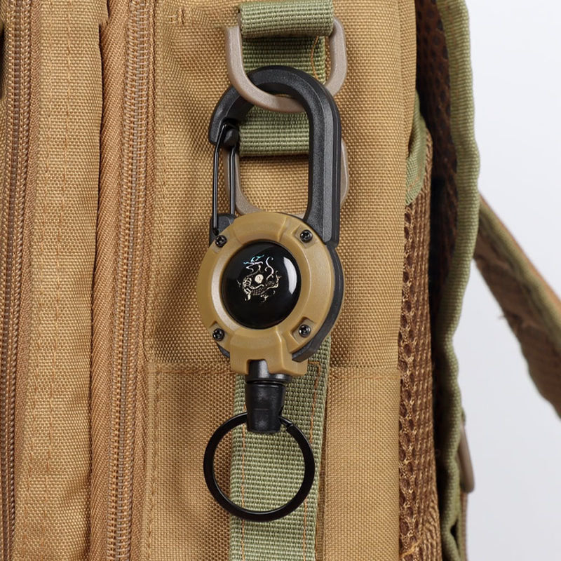 🔥[Buy 1 Get 1 Free]3 In 1 new multifunctional Retractable Pull Reel Carabiner Keychain