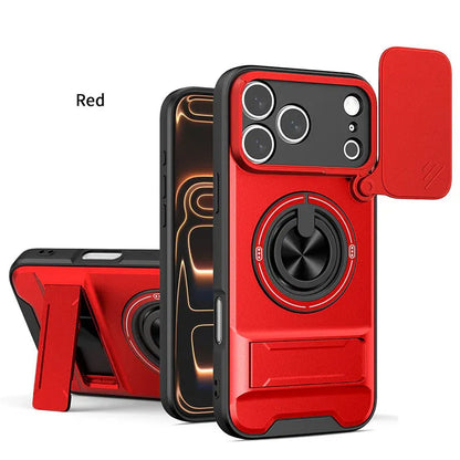 📱🛡️Mecha Push Window Magnetic Case for iPhone – Military Grade Shockproof Cover