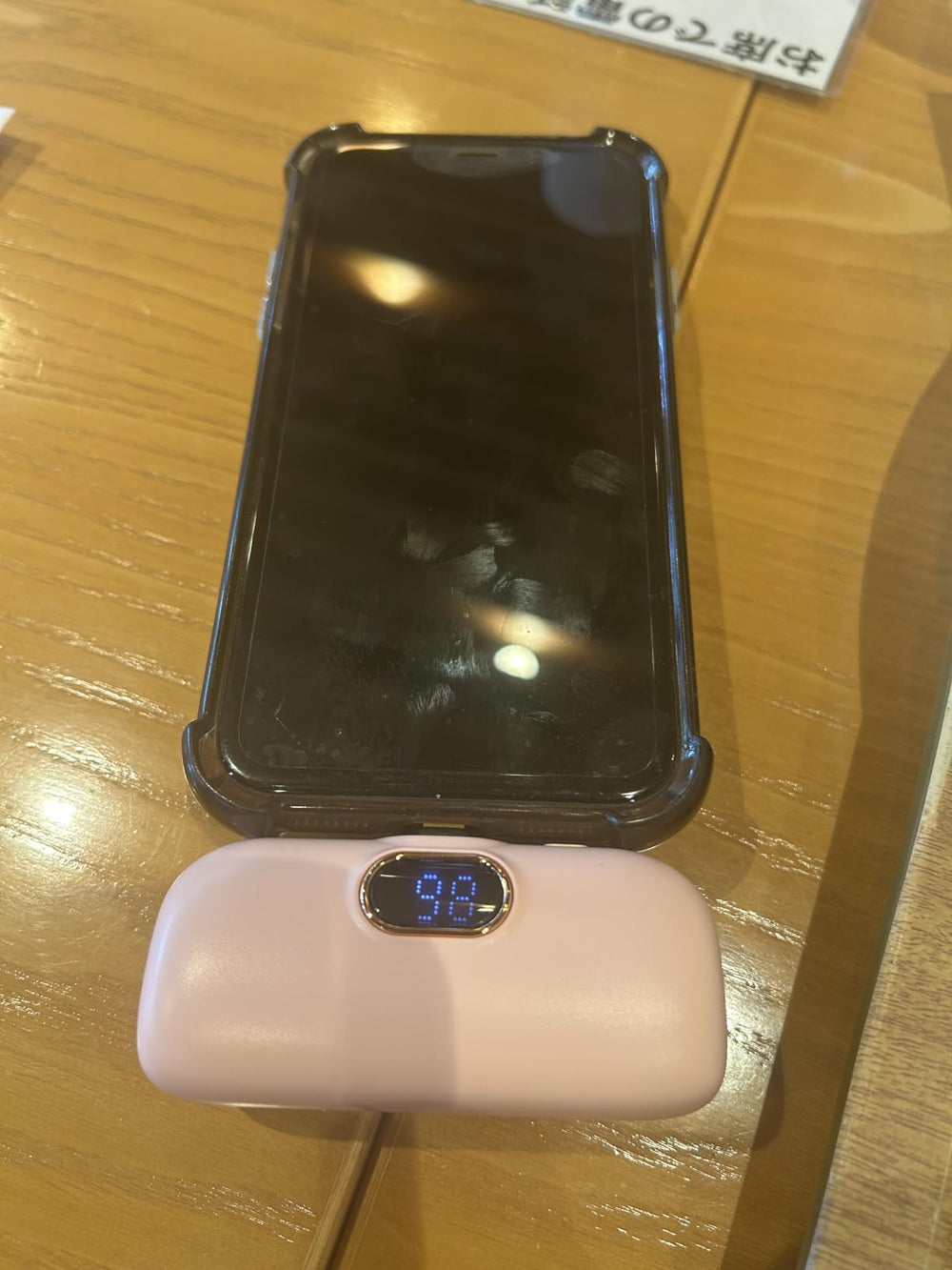 LED battery indicator on mini power bank
