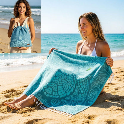 🏖️ 2-in-1 Beach Towel Backpack 🎒