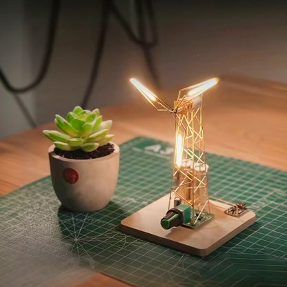 🏆Hot Sale 💡DIY Industrial Retro Windmill Lamp | Hand-Craft Your Own Warm Ambience