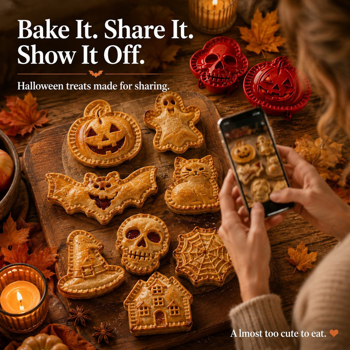 🎃  Halloween Mini Hand Pie Mold Set