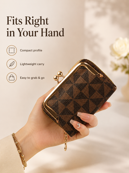 🌸Chic Trend ✨ Compact Travel Leather Wallet