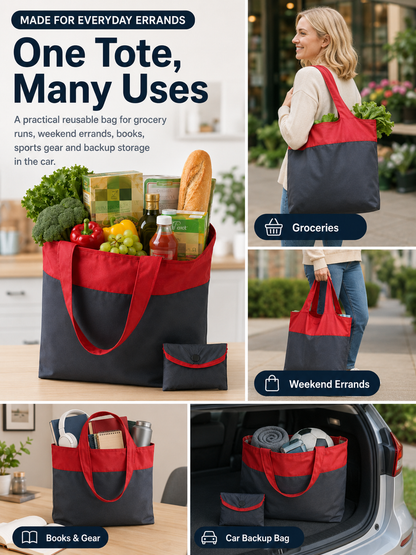Eco-Friendly Foldable Large Capacity Shopping Bag