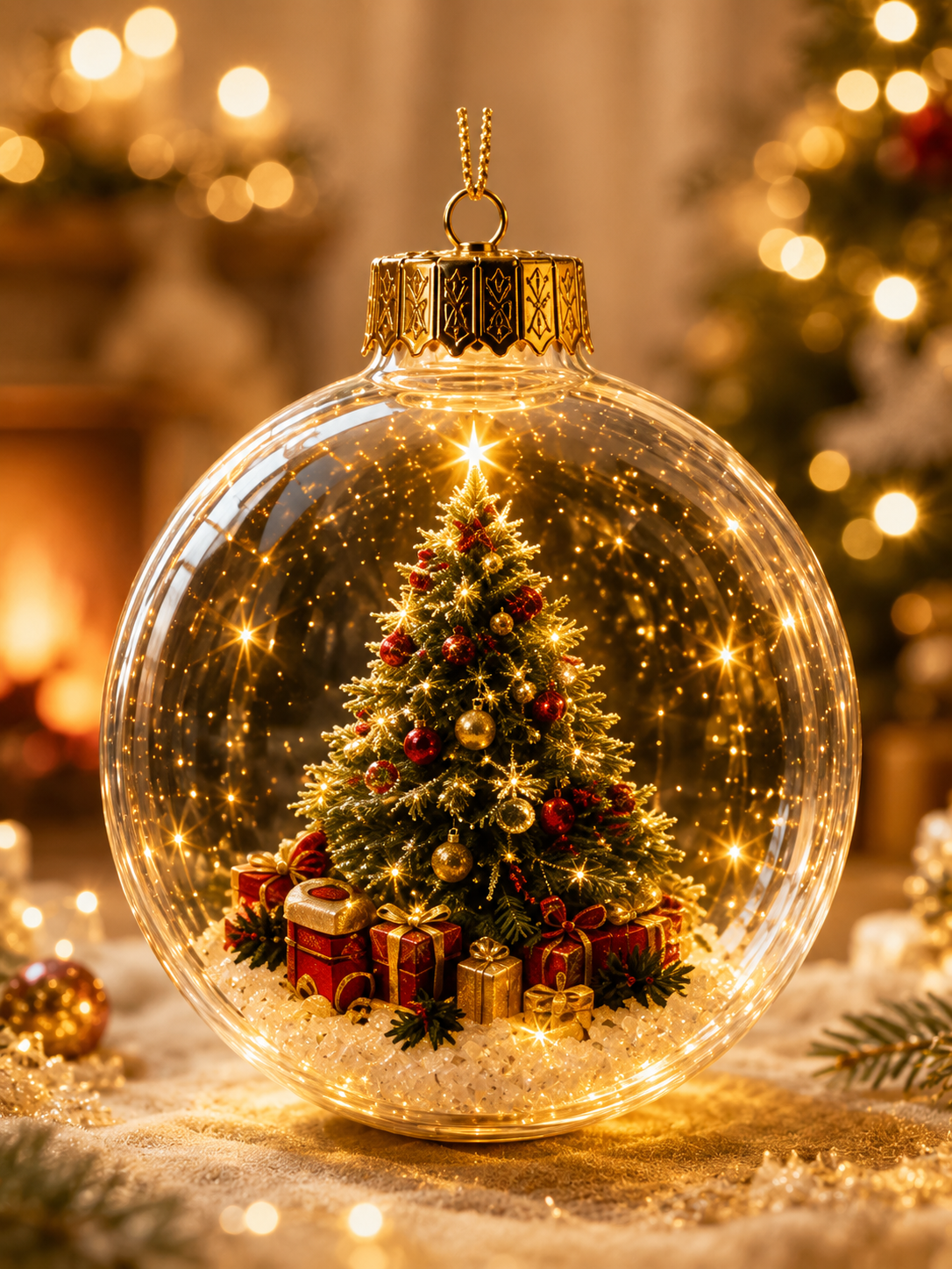 ✨ Magical Illuminated 3D Christmas Baubles – Bring Your Tree to Life!