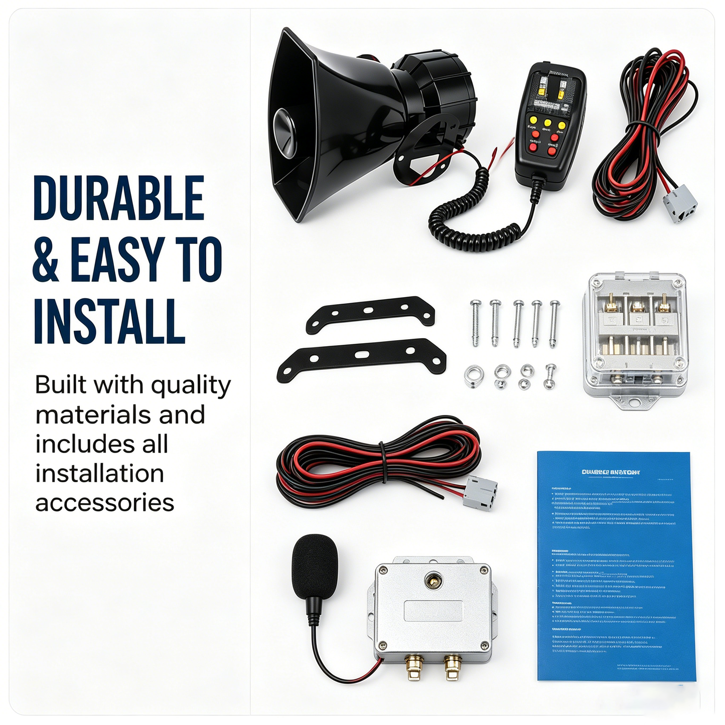 ⚡️Flash Sale｜12V Power Car Exterior Sound Speaker Kit