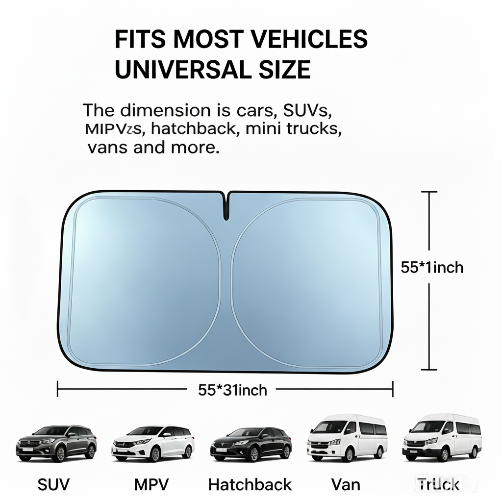 👑Bestseller🔥1K+ Sold Today｜Foldable Car Sunshade