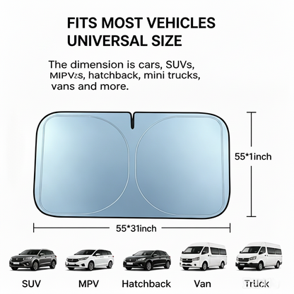 👑Bestseller🔥1K+ Sold Today｜Foldable Car Sunshade