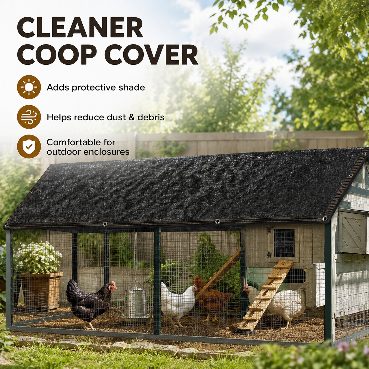 ☀️ Stay Cool Anywhere – 10x13 FT Sun Shade Net 🌿