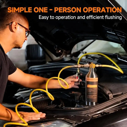 AC Flush Kit - Air Conditioner System Cleaning Tool Set