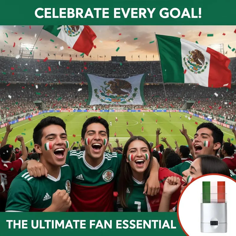 🏆 World Cup Fan Face Paint Stick – Show Your Team Colors! ⚽