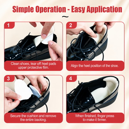 Soft Cushion Heel Liners – Anti-Slip Heel Protectors for Better Shoe Fit & Comfort