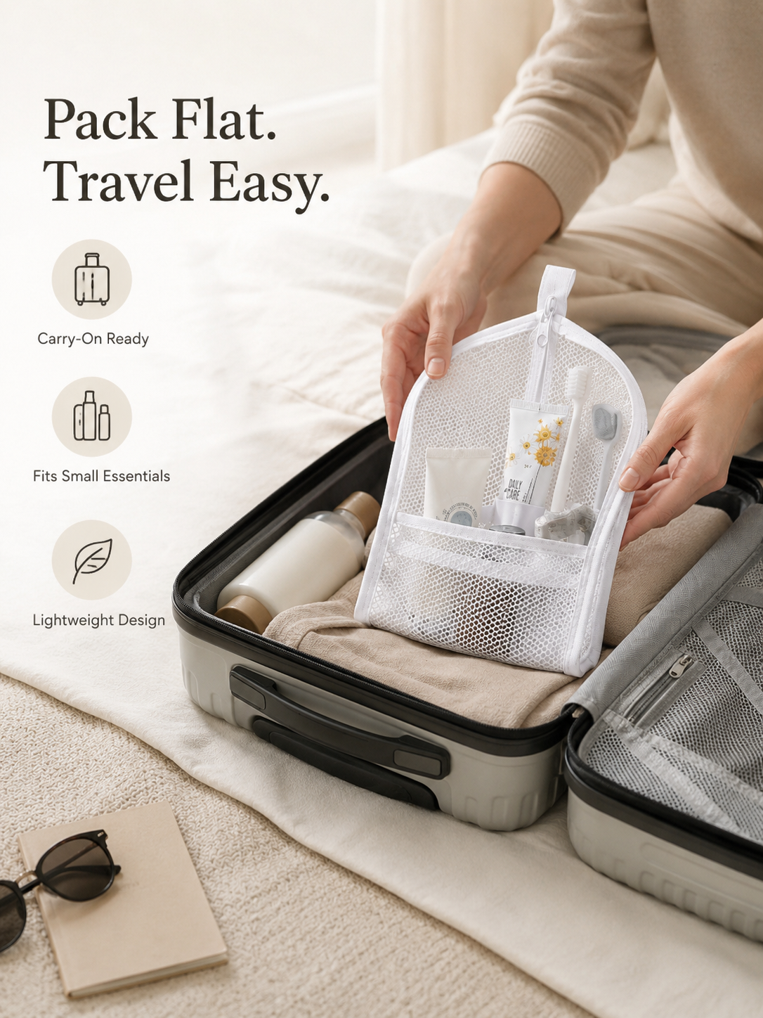 Standli – Self Standing Travel Toiletry Pouch