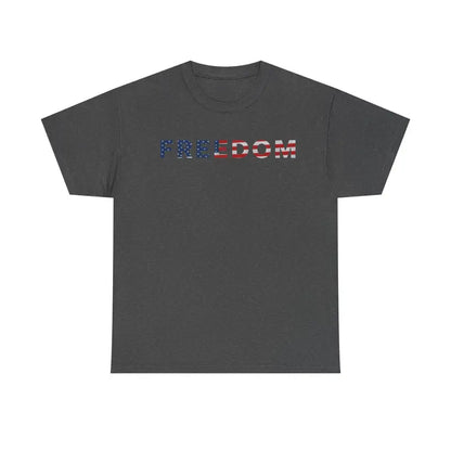 Freedom Patriotic T-Shirt – Classic American Flag Cotton Tee for Men & Women