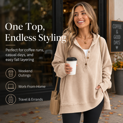 Womens Fashion Long Sleeve Hoodie