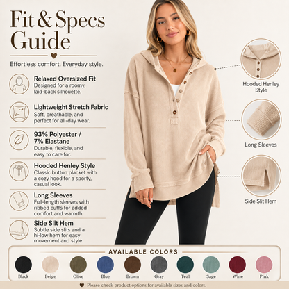 Womens Fashion Long Sleeve Hoodie