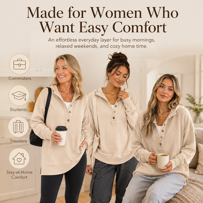 Womens Fashion Long Sleeve Hoodie