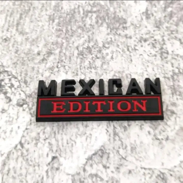 🔥Bestseller｜800+ Sold Daily🚗✨3D Metal Mexico Car Badge