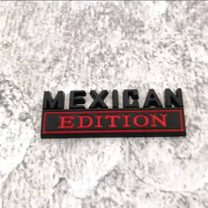 🔥Bestseller｜800+ Sold Daily🚗✨3D Metal Mexico Car Badge