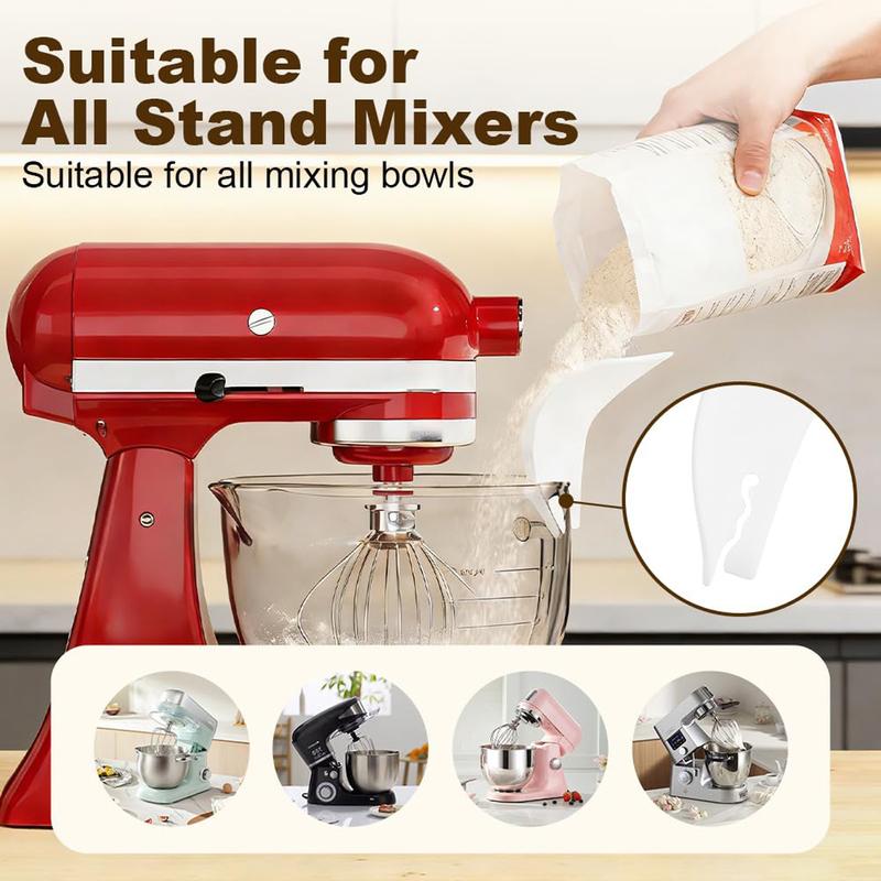 Flour Funnel for KitchenAid Mixer: No More Messy Spills! 🧁✨