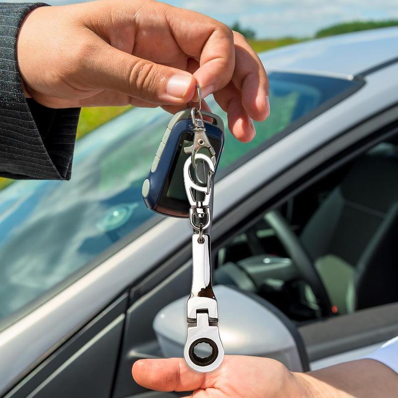 🏆LAST DAY SALE 49% OFF - Mini 10mm Ratchet Wrench Keychain