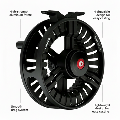 🎣 ProCast™ Large Arbor Fly Reel ⚡Ultra-Smooth Disc Drag • Fast Line Retrieval